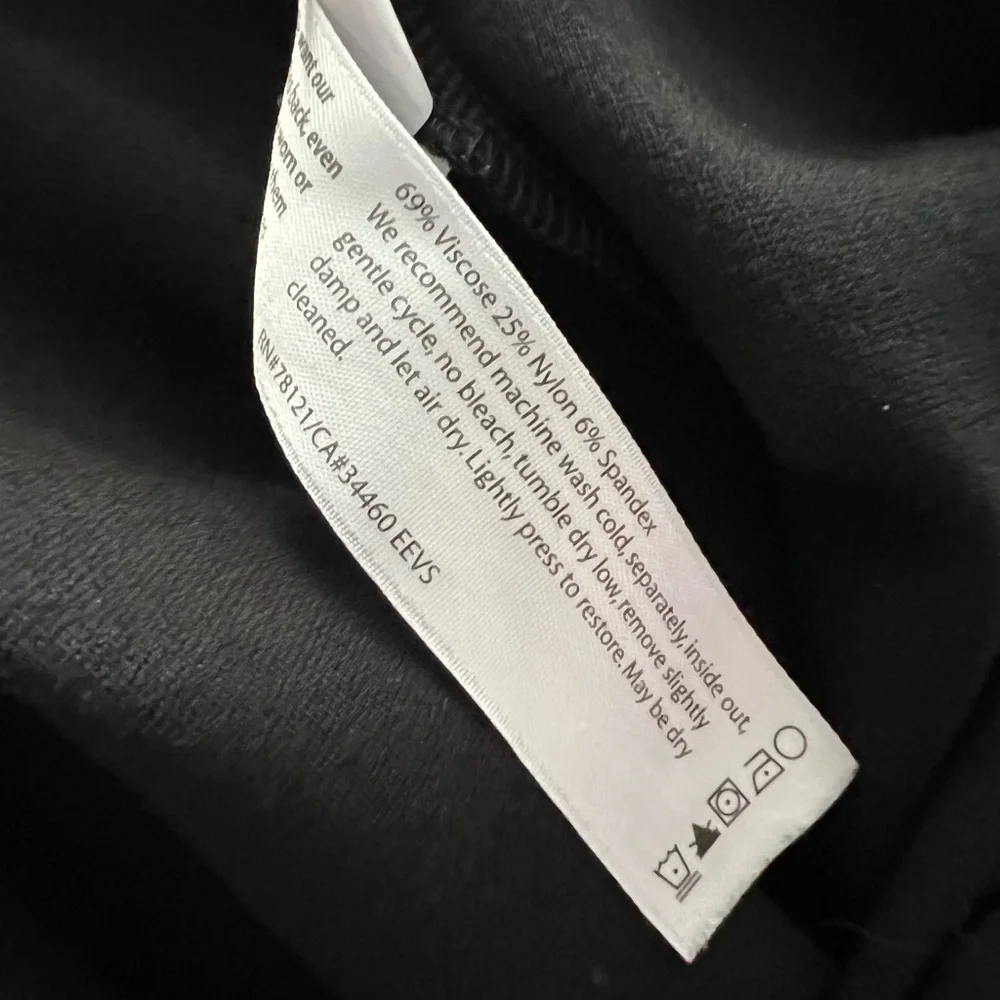 EUC — Eileen Fisher System Stretch Ponte Slim Pant Black Size M - Picture 6 of 7